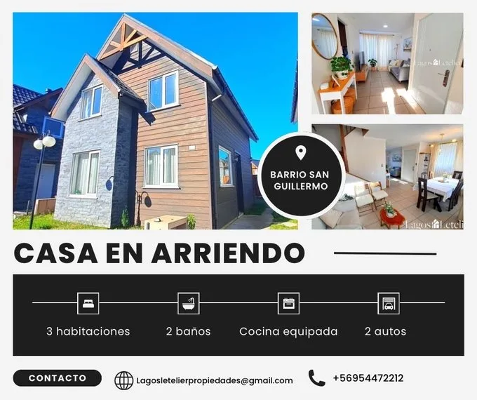 Arriendo de Casa en Concepción, calle bonilla norte
