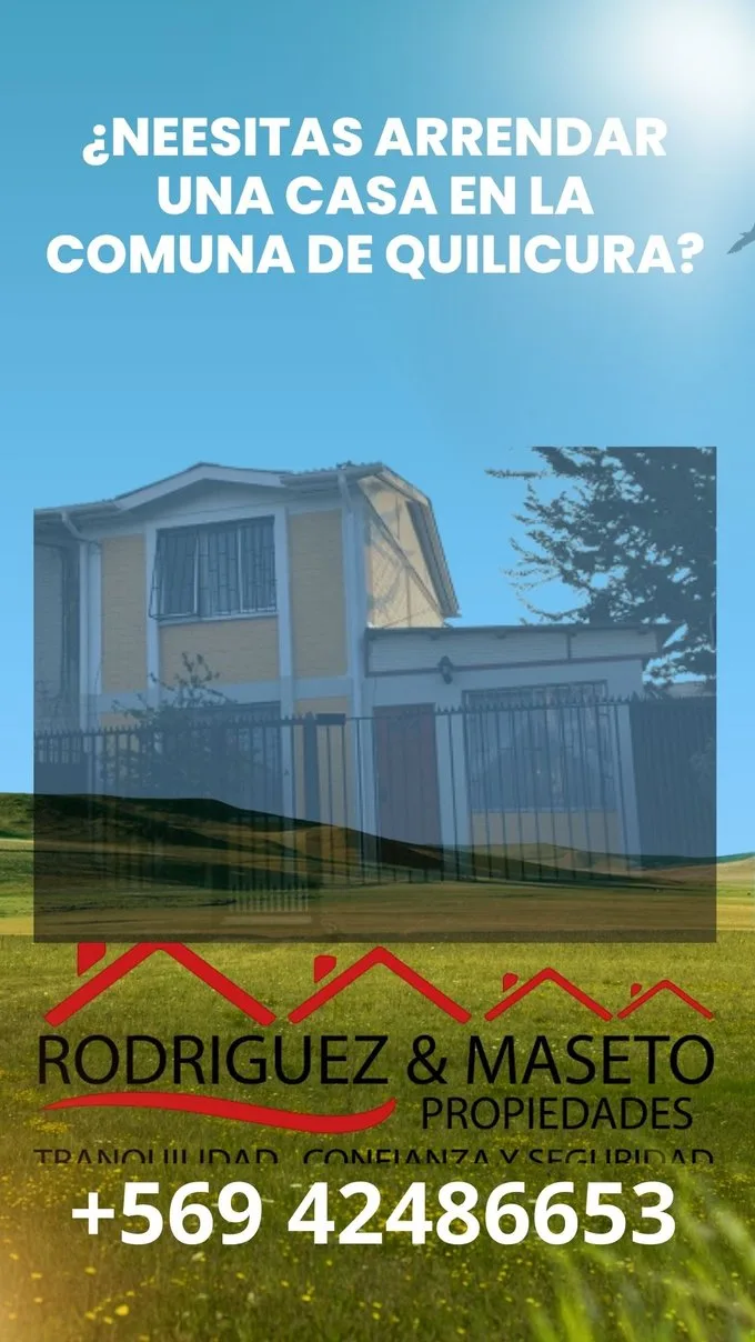 Arriendo de Departamento en Quilicura, Valle lo campino sur