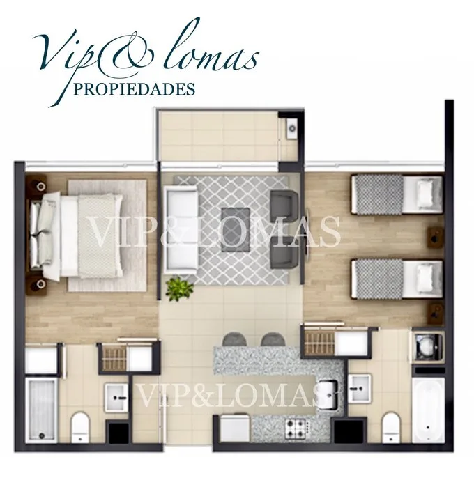 Arriendo de Departamento en Concepción, Acceso Lomas de San Andrés - 1