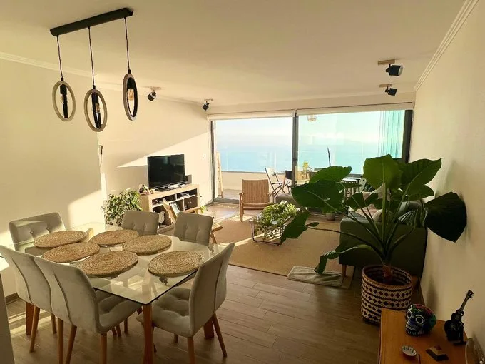 Arriendo de Departamento en Concón, Departamento 3D P20 edif con vista al mar (90927) - 1