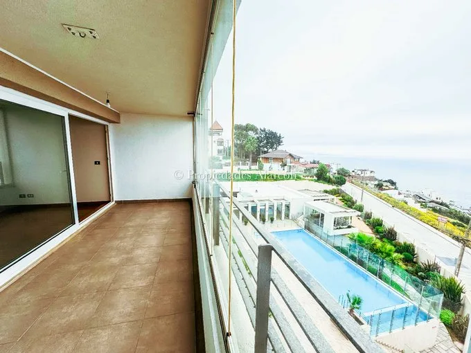 Arriendo de Departamento en Concón, Departamento 3D P20 edif con vista al mar (90927)