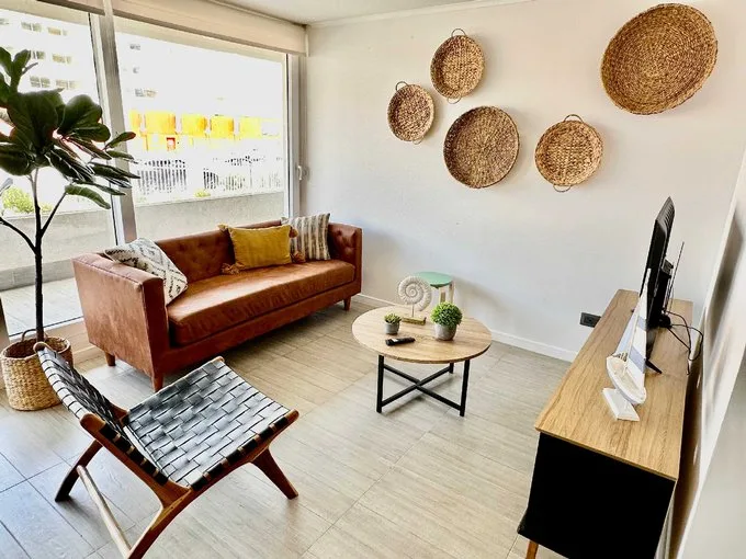 Arriendo de Departamento en La Serena, Exquisito depto a pasos del mar (92052)
