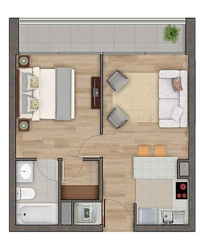 Arriendo de Departamento en Ñuñoa, Los Alerces 2660