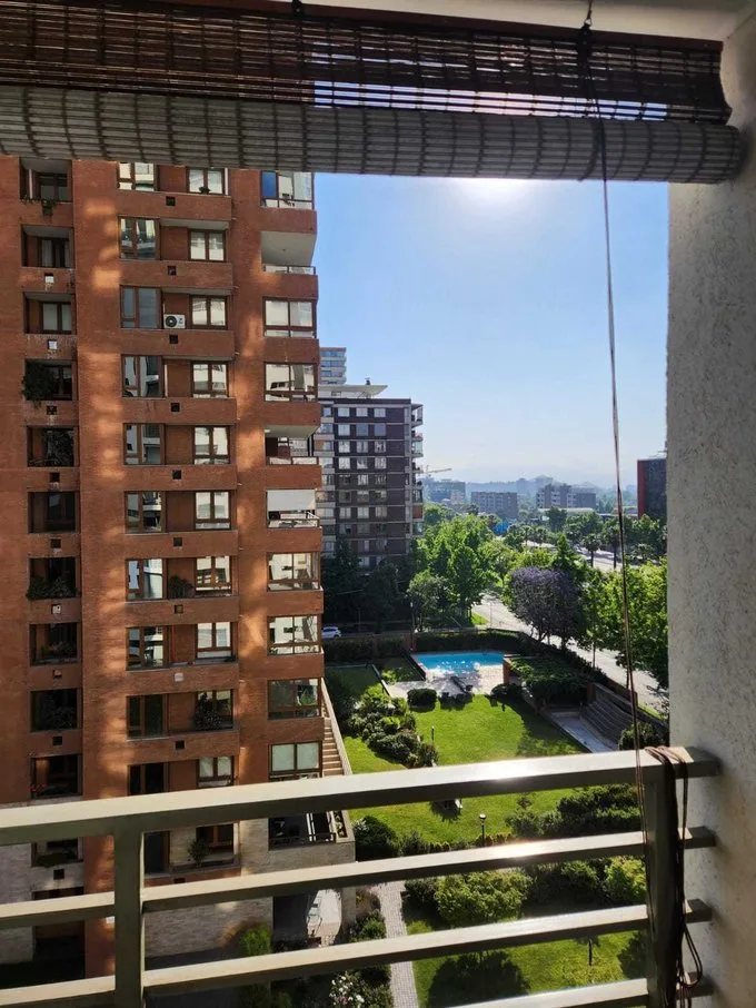 Arriendo de Departamento en Vitacura, Vista y luminoso depto  dos dormitorios  (127729)