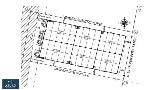 Arriendo de Terreno Industrial en Puerto Montt, Galpon industrial 930 m2 P Ind. Hussamont P.M (128225)