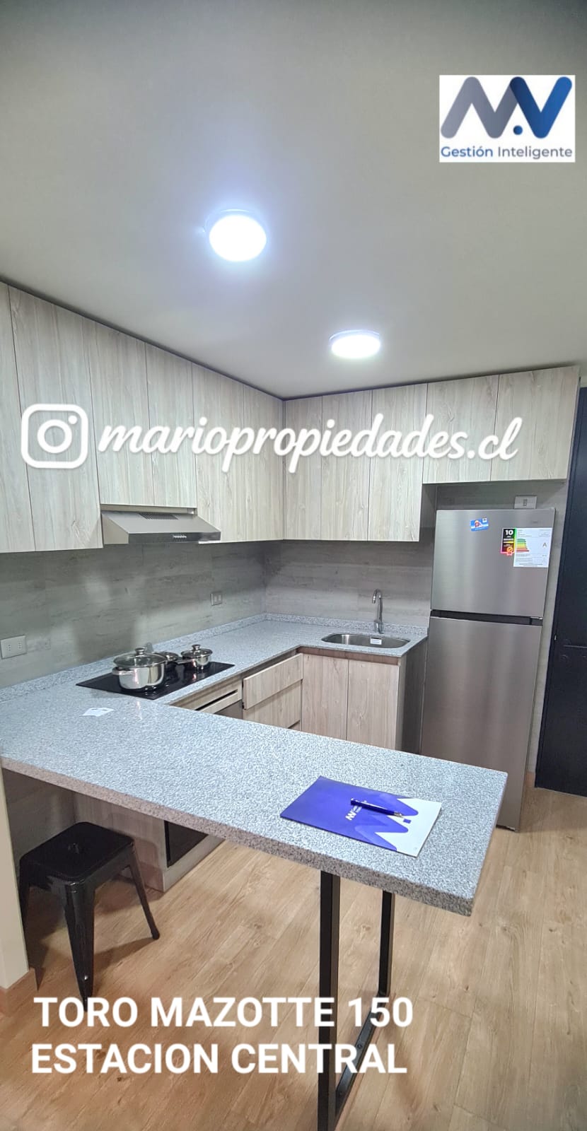 Arriendo departamento cerca estación, metro Parque Almagro