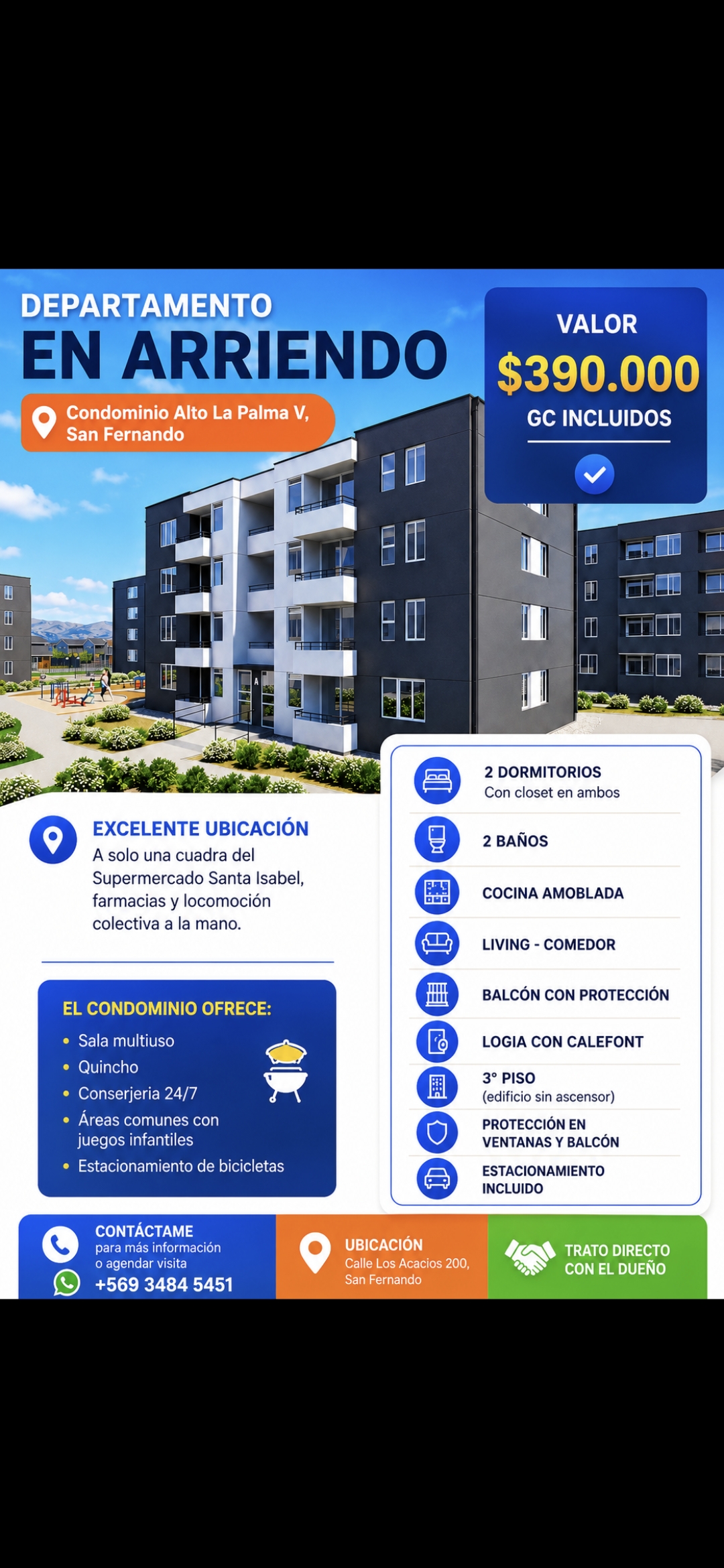 Arriendo departamento