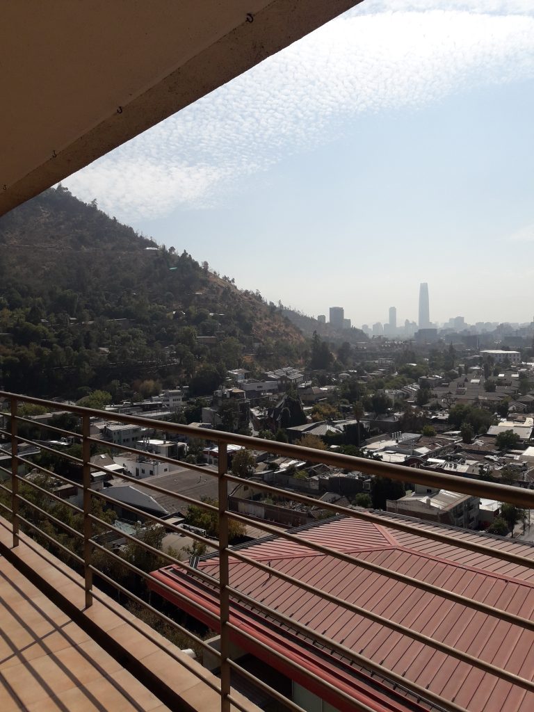 Hermoso departamento con vista a Cerro San Cristobal , Cordilera y Parque forestal