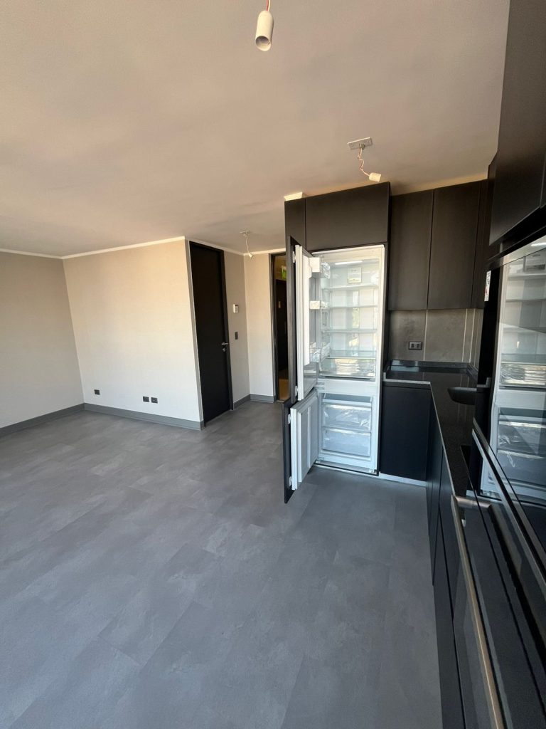 Depto 1 dormitorio 2 baños, sin estacionamiento ni bodega, amplio, nuevo, entrega inmediata