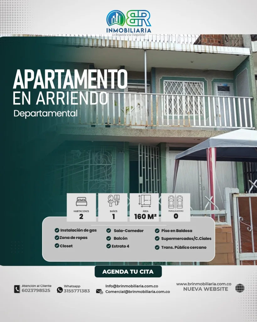 Apartamento en Arriendo en Departamental, Cali