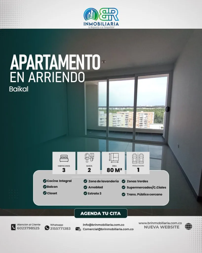 Apartamento en Arriendo en Valle del Lili, Cali