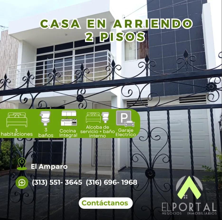 Casa en Arriendo en El amparo, Valledupar
