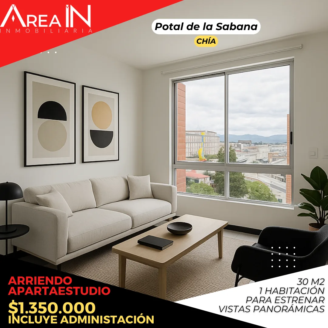 Apartaestudio en Arriendo en Delicias Norte, Chía