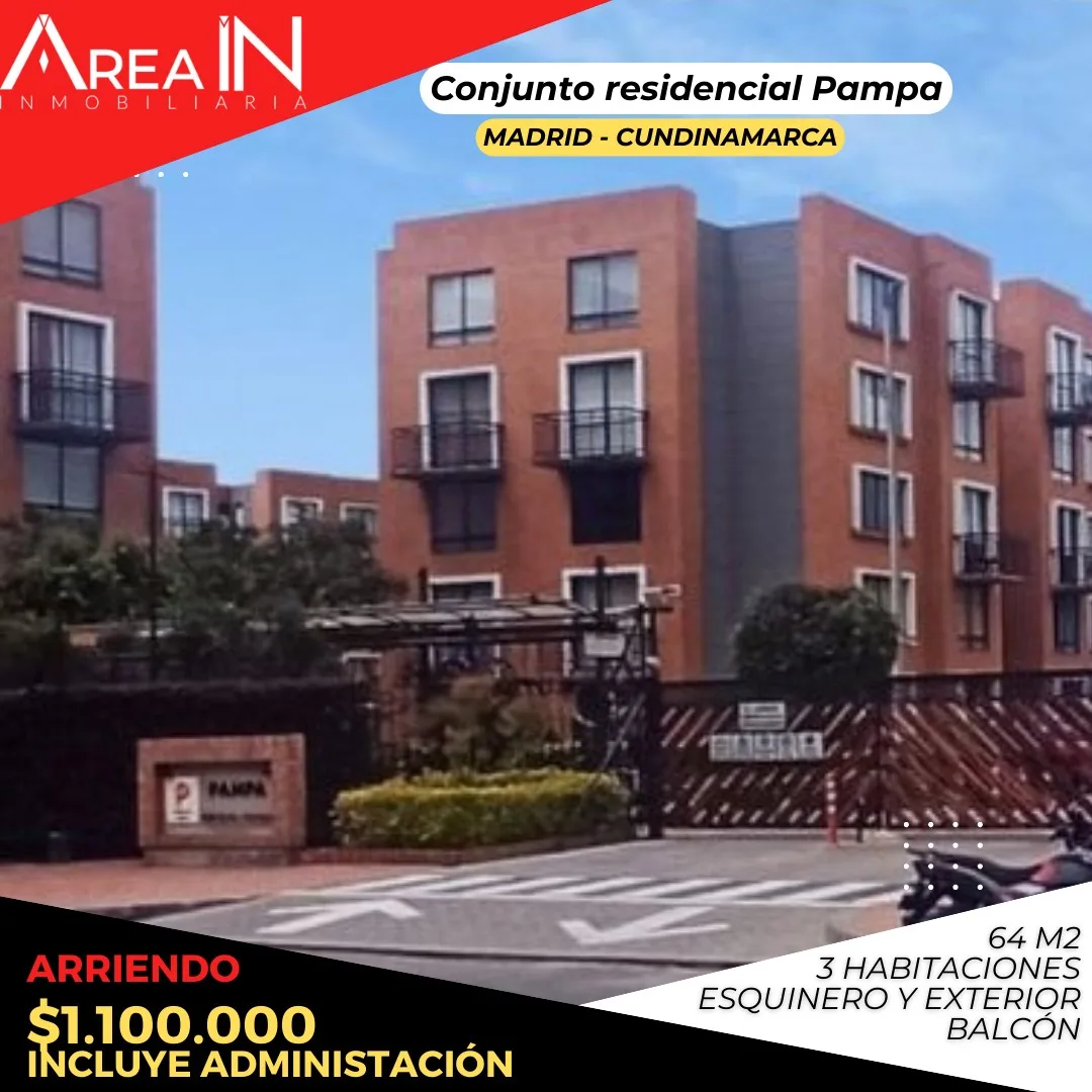 Apartamento en Arriendo en Conjunto residencial pinares, Madrid