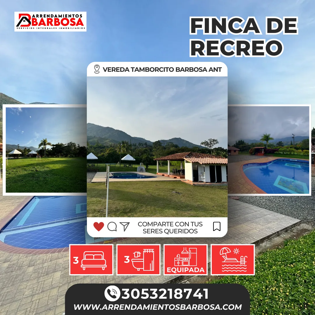 Finca en  Arriendo en Popalito, Barbosa