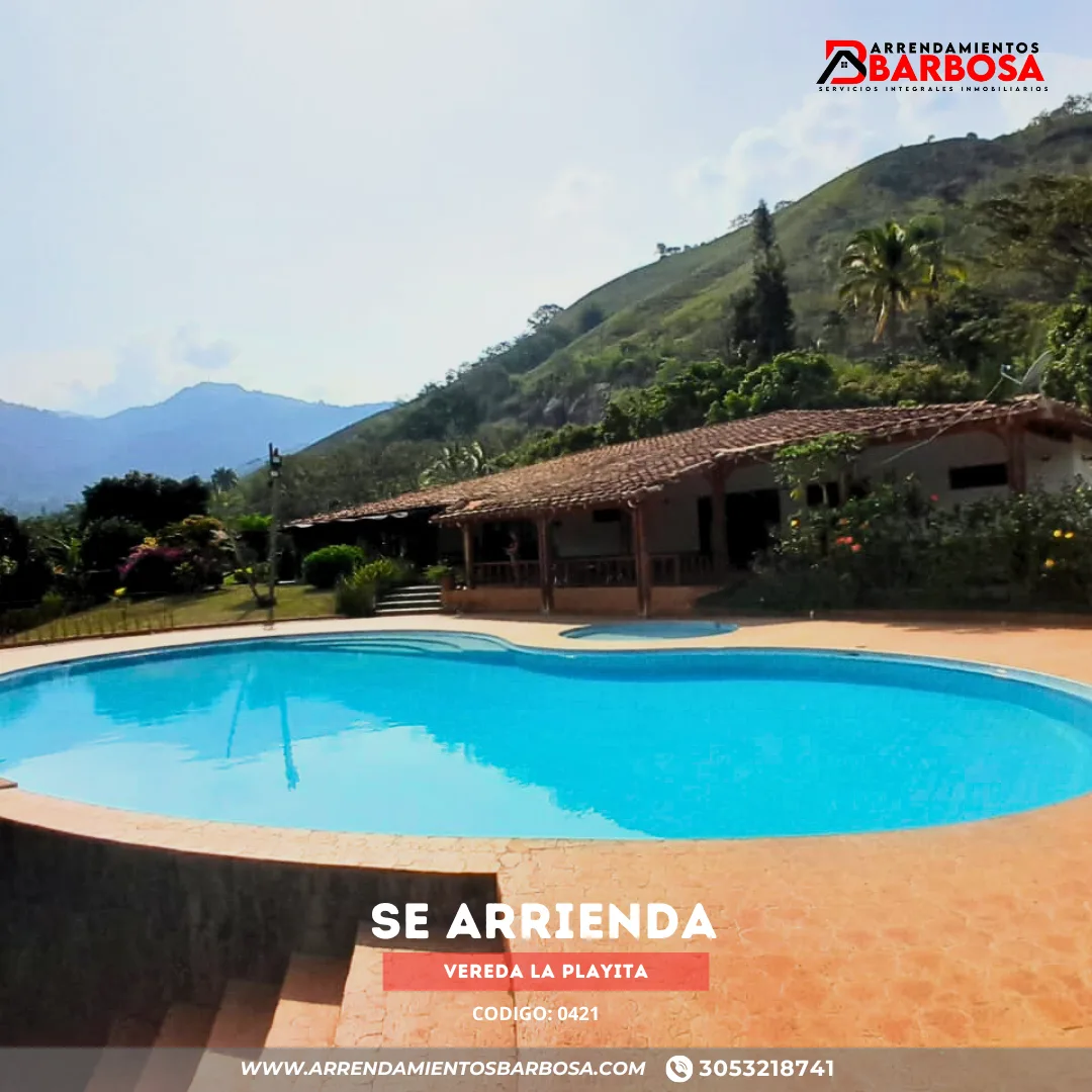 Finca en arriendo en Centro, Barbosa