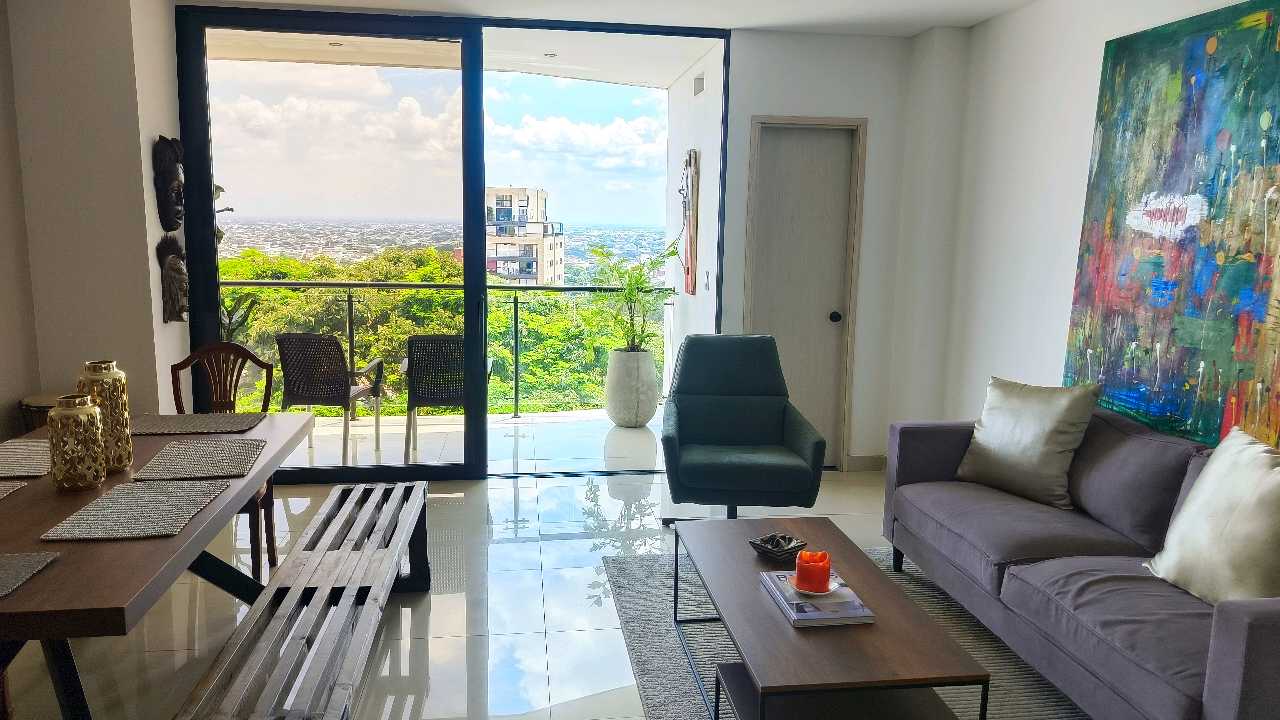 Alquilo apartamento oeste de cali 152 m2 barrio cristales amoblablado