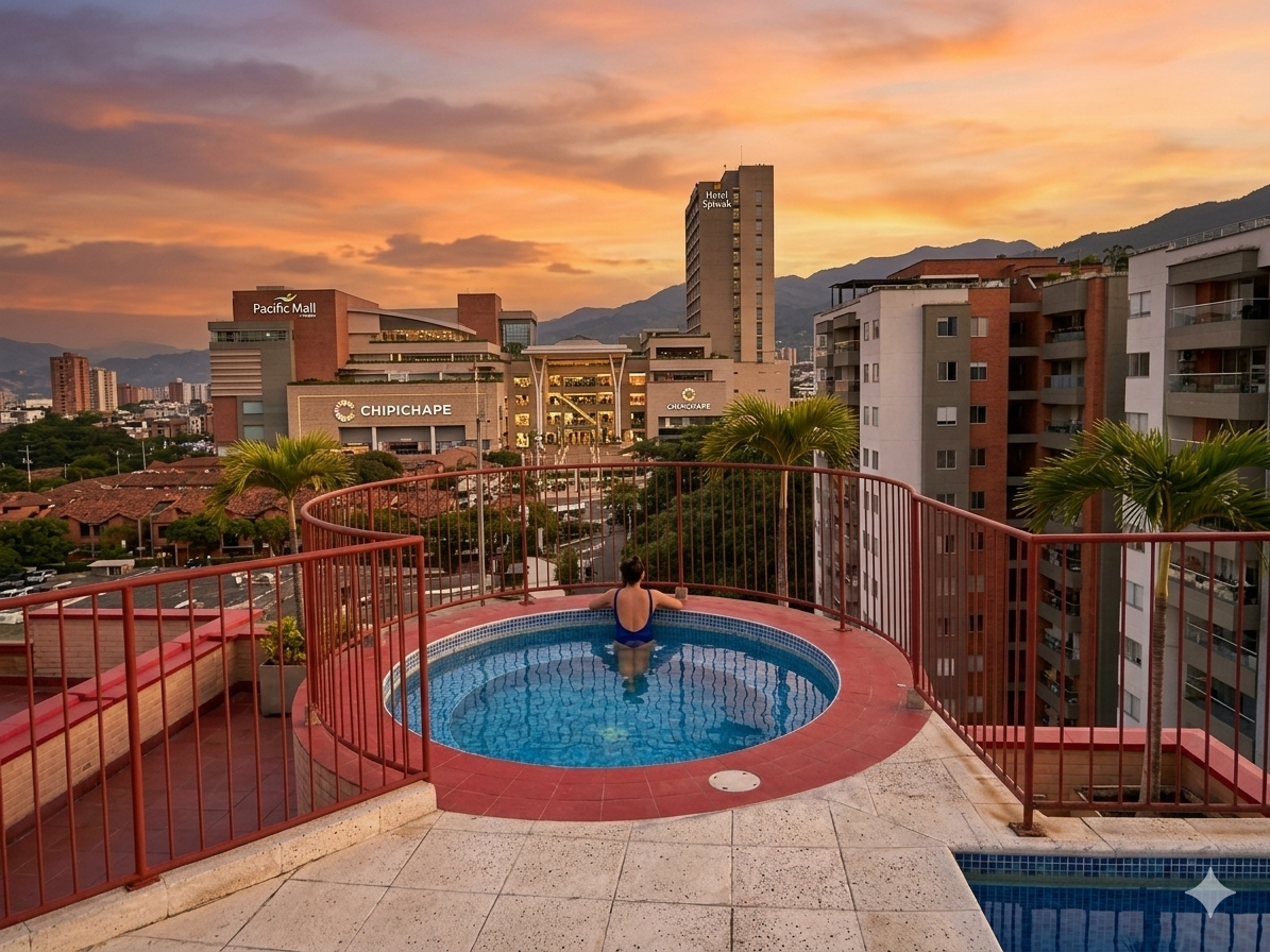 alquilo apartamento amoblado frente centro comercial chipichape cali