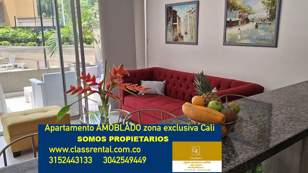 apartamento amoblado norte de Cali , edificio flora586
