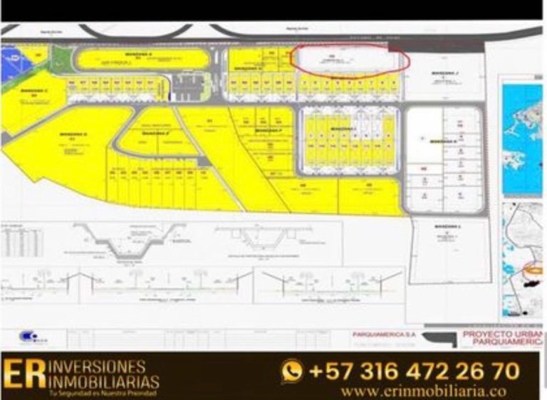 LOTE INDUSTRIAL, PARQUIAMERICA, CARTAGENA