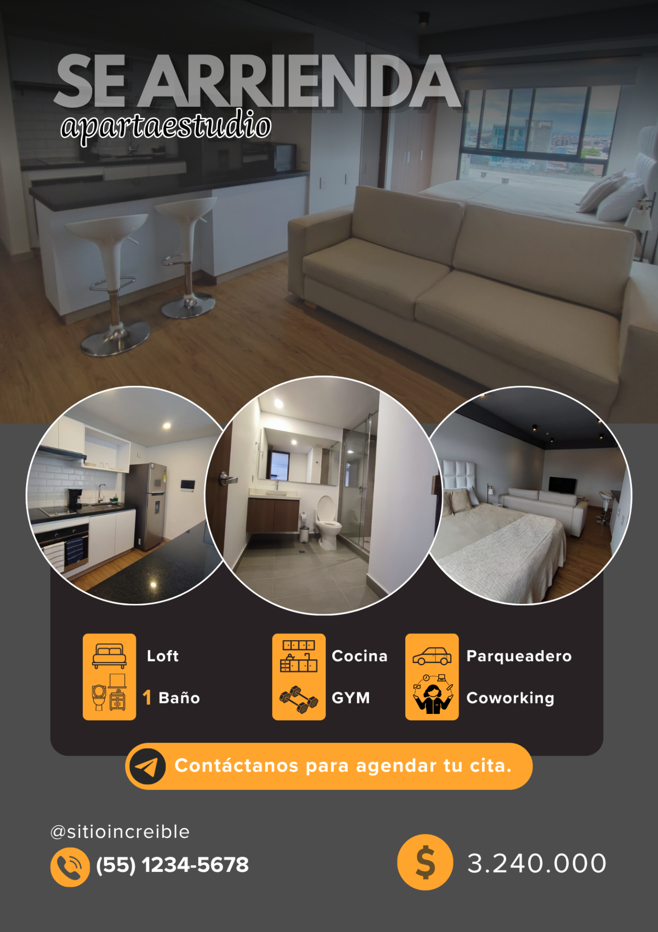 Apartamento en arriendo barrio La Felicidad