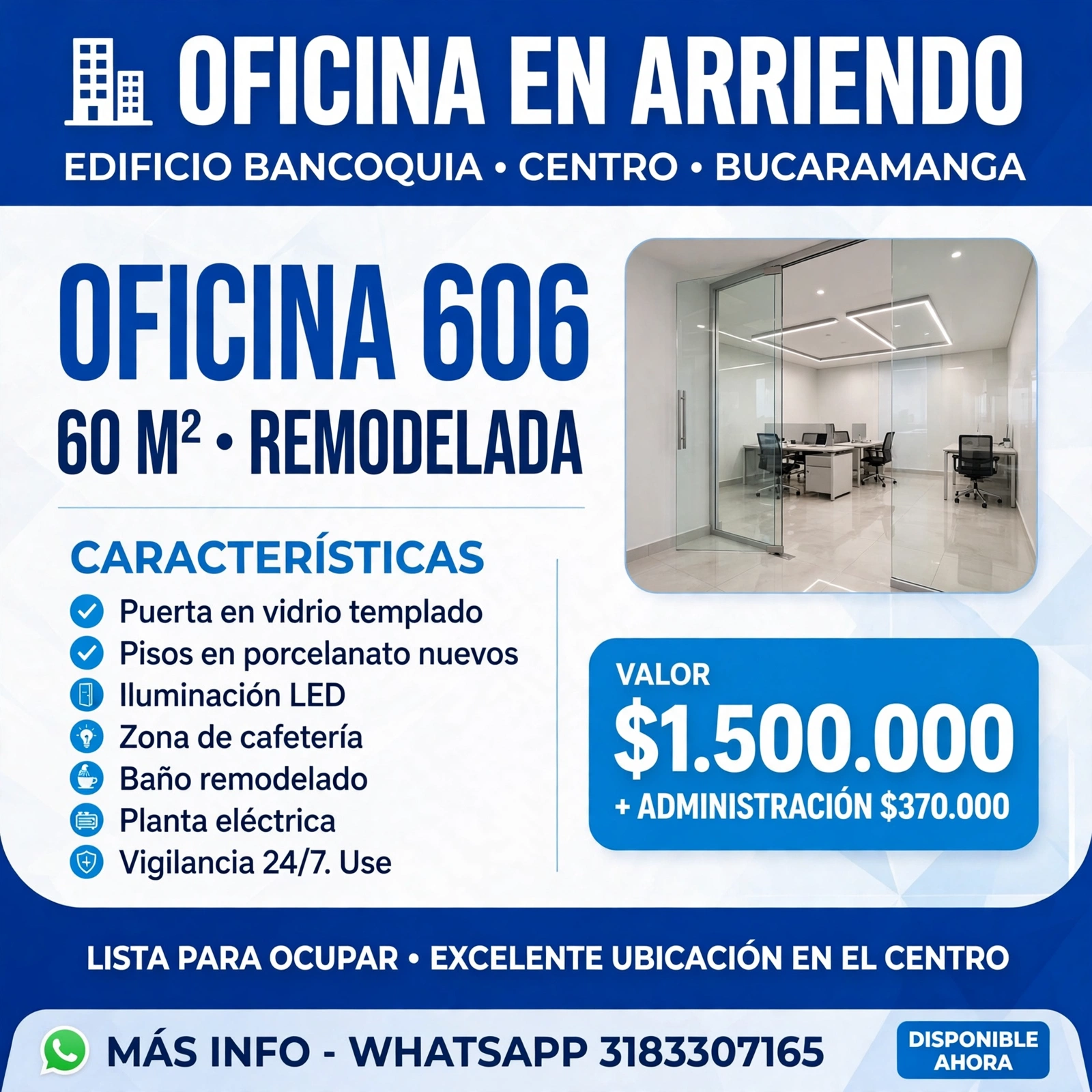 excelente of area 60mts,